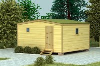 banya modulnaya 4kh4 - 2 s oknom